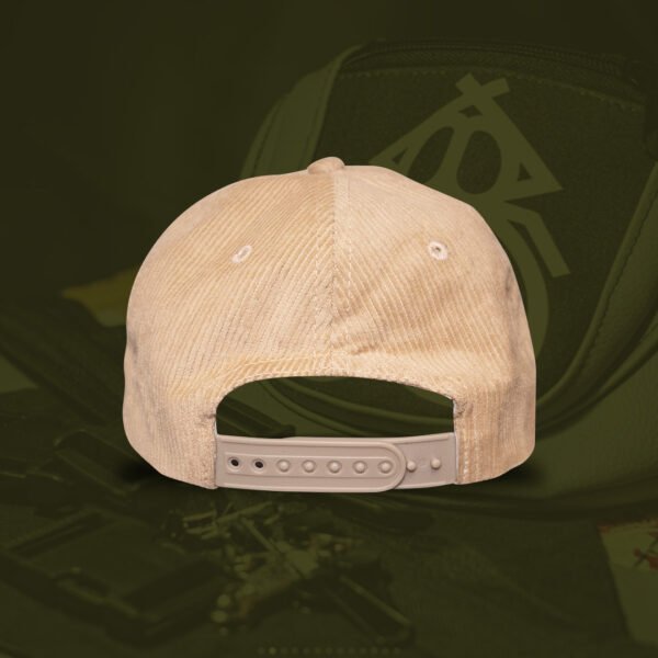Gorra camper STRIL X RATS B crema Ratas de Corduroy