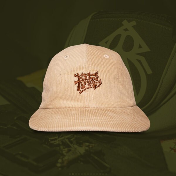 Gorra camper STRIL X RATS F crema Ratas de Corduroy