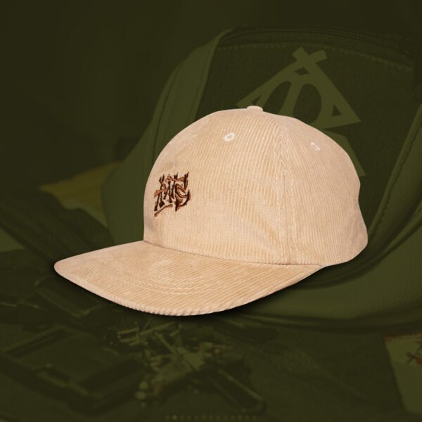 Gorra camper STRIL X RATS L crema Ratas de Corduroy